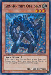 Gem-Knight Obsidian - HA06-EN031 - Super Rare - 1st Edition